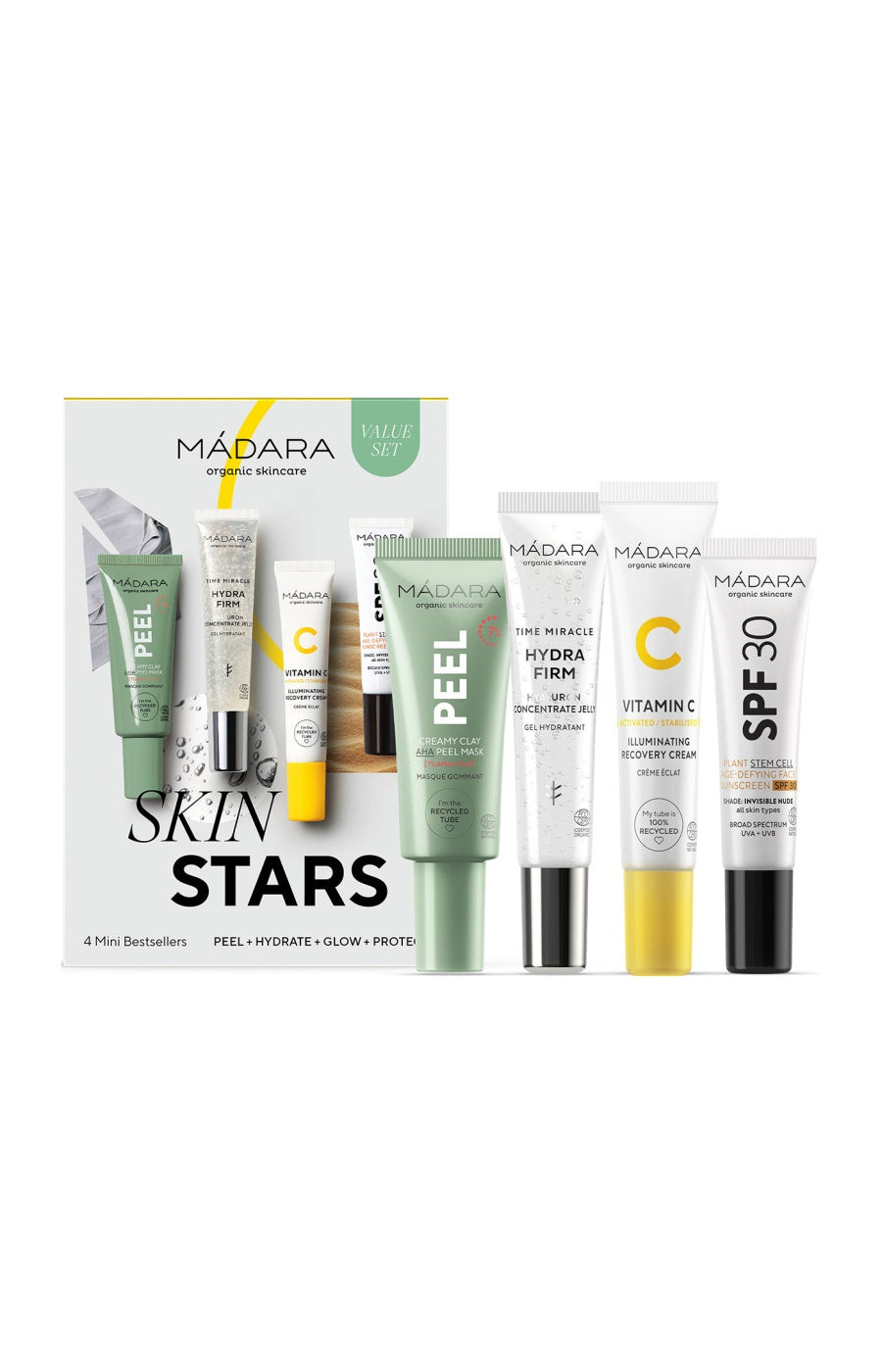 Madara Coffret soins visage - Skin stars - 4 mini produits   undefined undefined