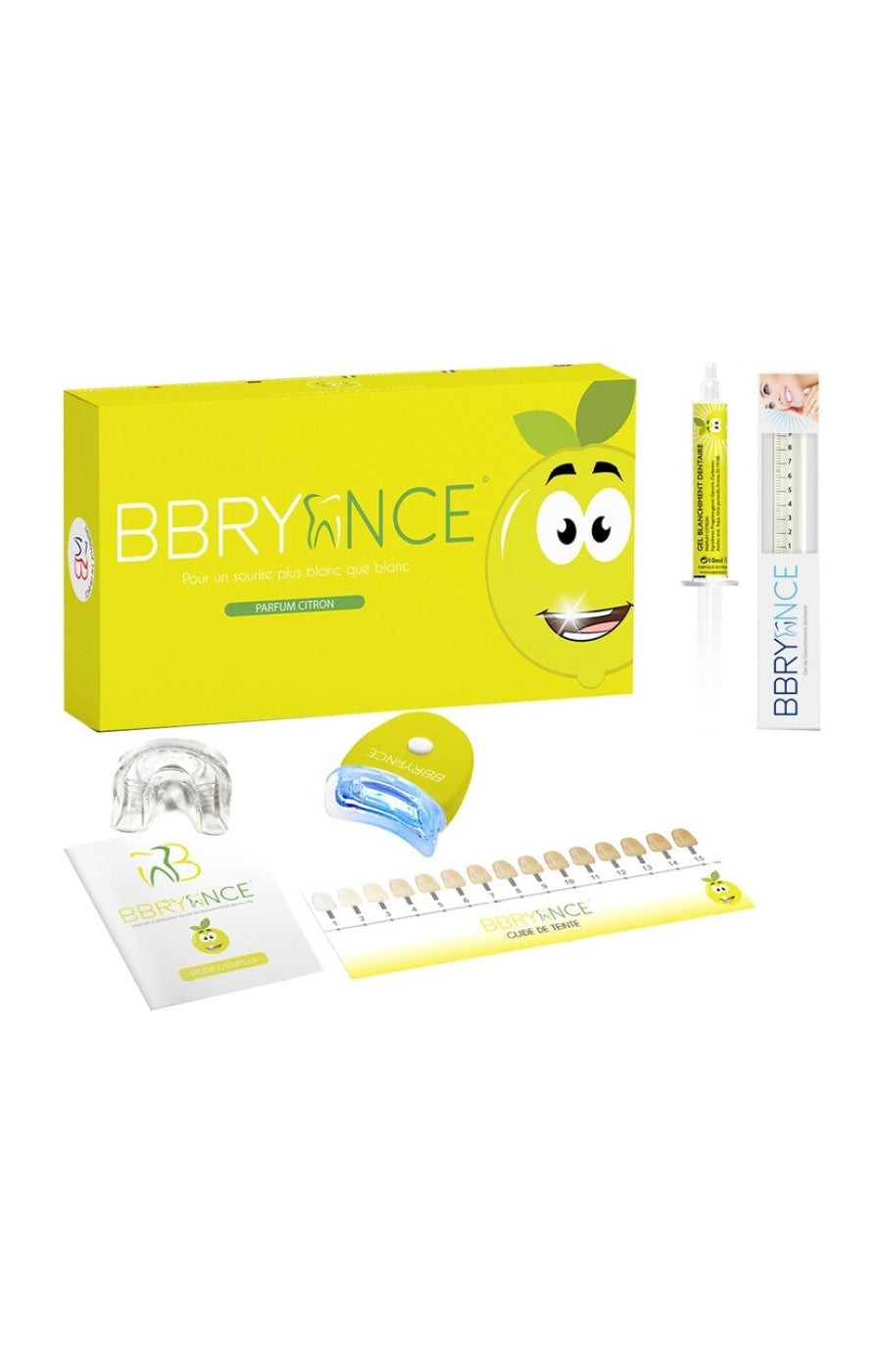 Bbryance Kit de blanchiment dentaire - Citron - 10 utilisations   undefined undefined