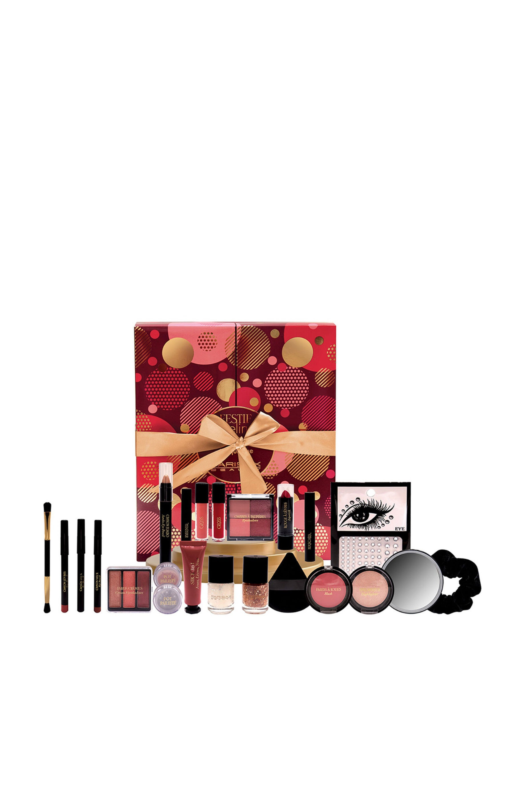 Parisax Calendrier de l'Avent 2025 - Maquillage & accessoires - 24 produits   undefined undefined