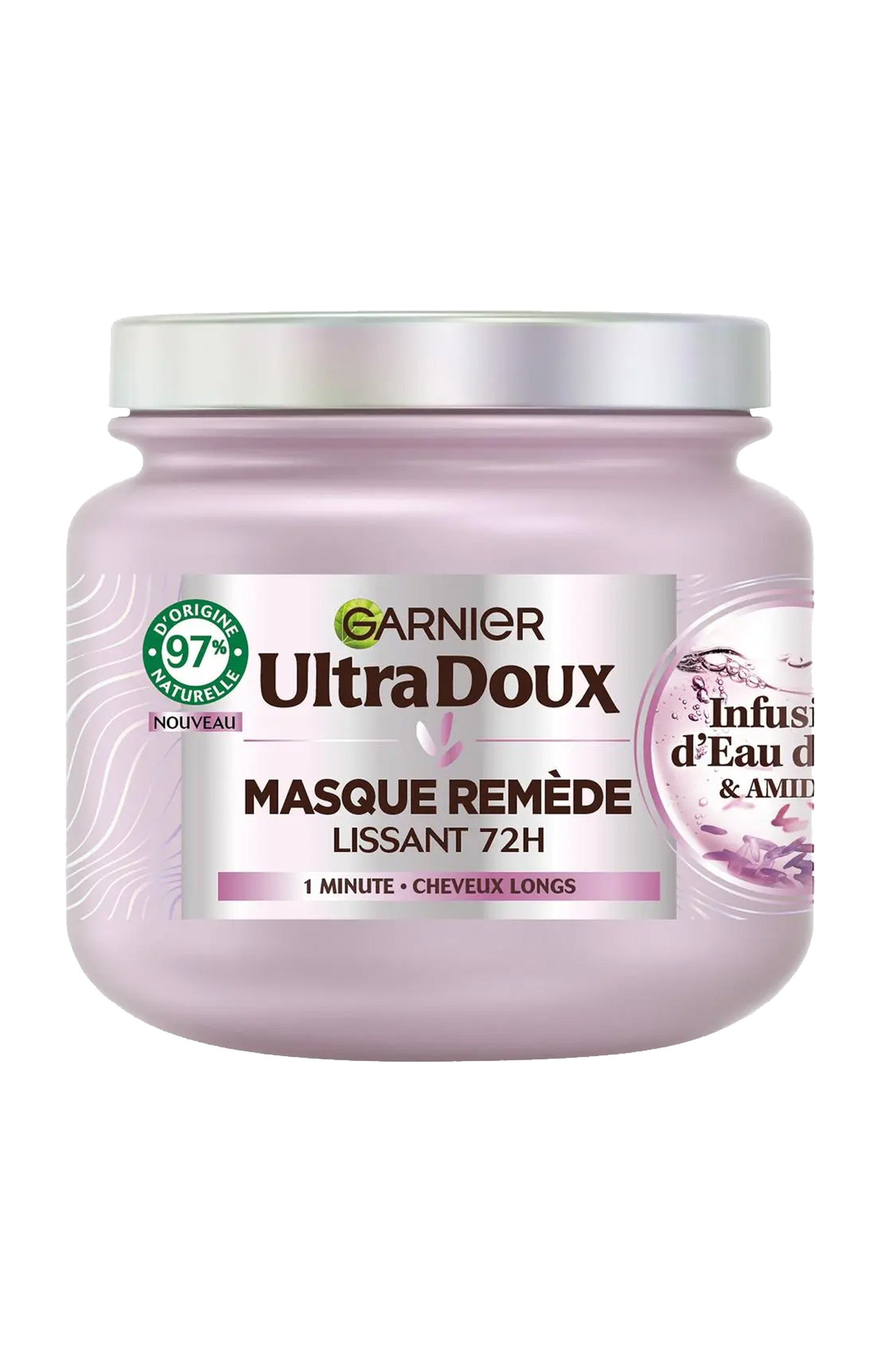 Garnier Masque remède lissant 72h - Eau de riz & amidon - 340 ml   undefined 340 ml