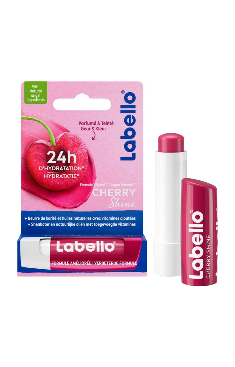 Labello Baume à lèvres - Fruity Shine - 4,8 g   undefined Cerise