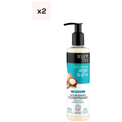 Après-shampoings nourrissants - Argan & amla bio - Cheveux secs - 2 x 280 ml - 03 - 30108475