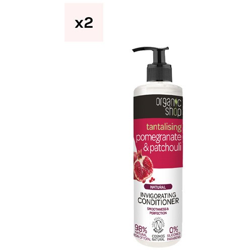 Après-shampoings revigorants - Granade & patchouli bio - Cheveux normaux - 2 x 280 ml - 03 - 30108487