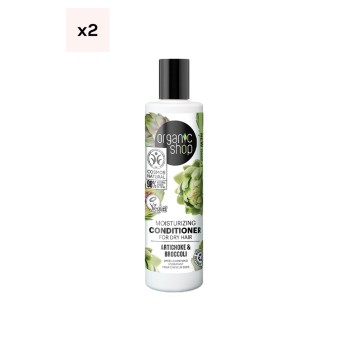 Après-shampoings hydratants - Artichaut & brocolis - Cheveux secs - 2 x 280 ml - 03 - 30108561