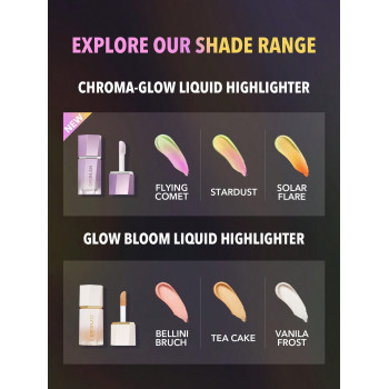 SHEGLAM Surligneur liquide Chroma-Glow Bloom - Solar Flare - 14518833