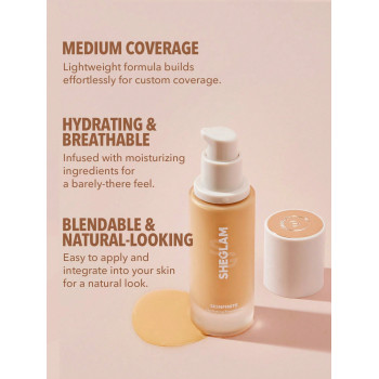 SHEGLAM Fond de Teint Hydrating Skinfinite - Nude - 3336087