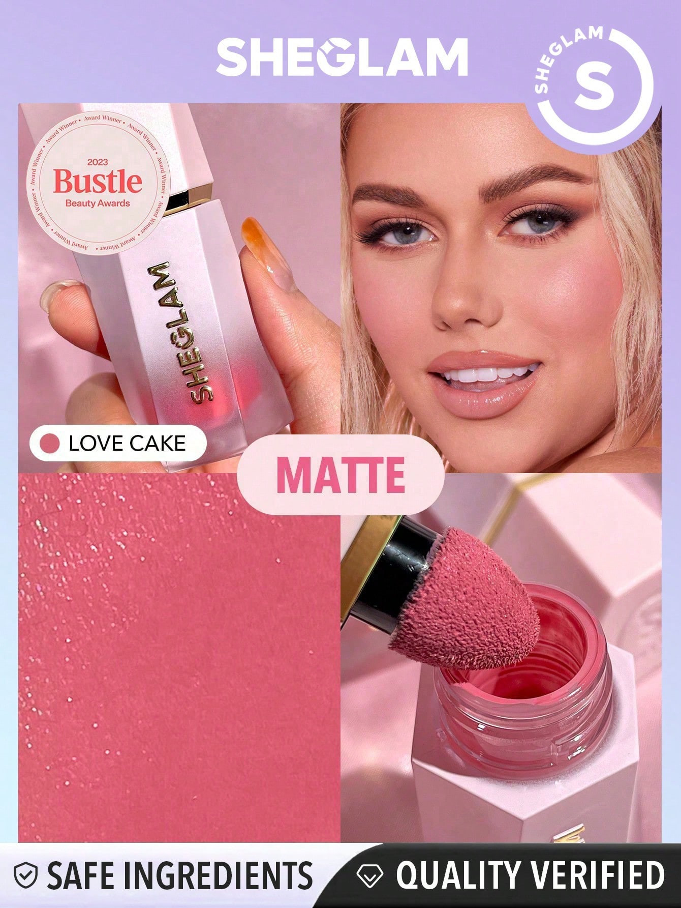 SHEGLAM Color Bloom Fard à joues liquide-Love Cake - 11305456