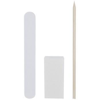 Set manucure & pédicure - Blanc - 3 accessoires - 03 - 31349069