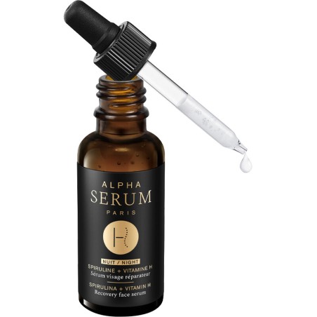 Sérum réparateur nuit - Spiruline & vitamine H - Visage - 30 ml - 03 - 26765158