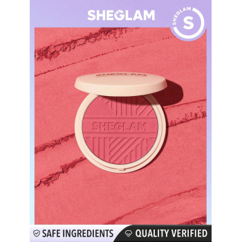 SHEGLAM Fard À Joues Matte Divine Flush - Poudre Blush Let's Escape Très Pigmentée, Non Fanée, Longue Durée, Légère Et Naturelle Pour Le Maquillage Du Visage - 1469392