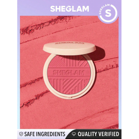 SHEGLAM Fard À Joues Matte Divine Flush - Poudre Blush Let's Escape Très Pigmentée, Non Fanée, Longue Durée, Légère Et Naturelle Pour Le Maquillage Du Visage - 1469392