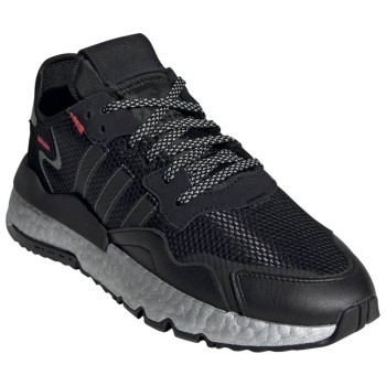 Adidas - Baskets en Cuir & Mesh Nite Jogger W noires - 04 -3642875