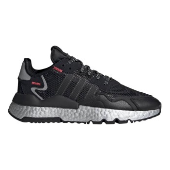 Adidas - Baskets en Cuir & Mesh Nite Jogger W noires - 04 -3642875