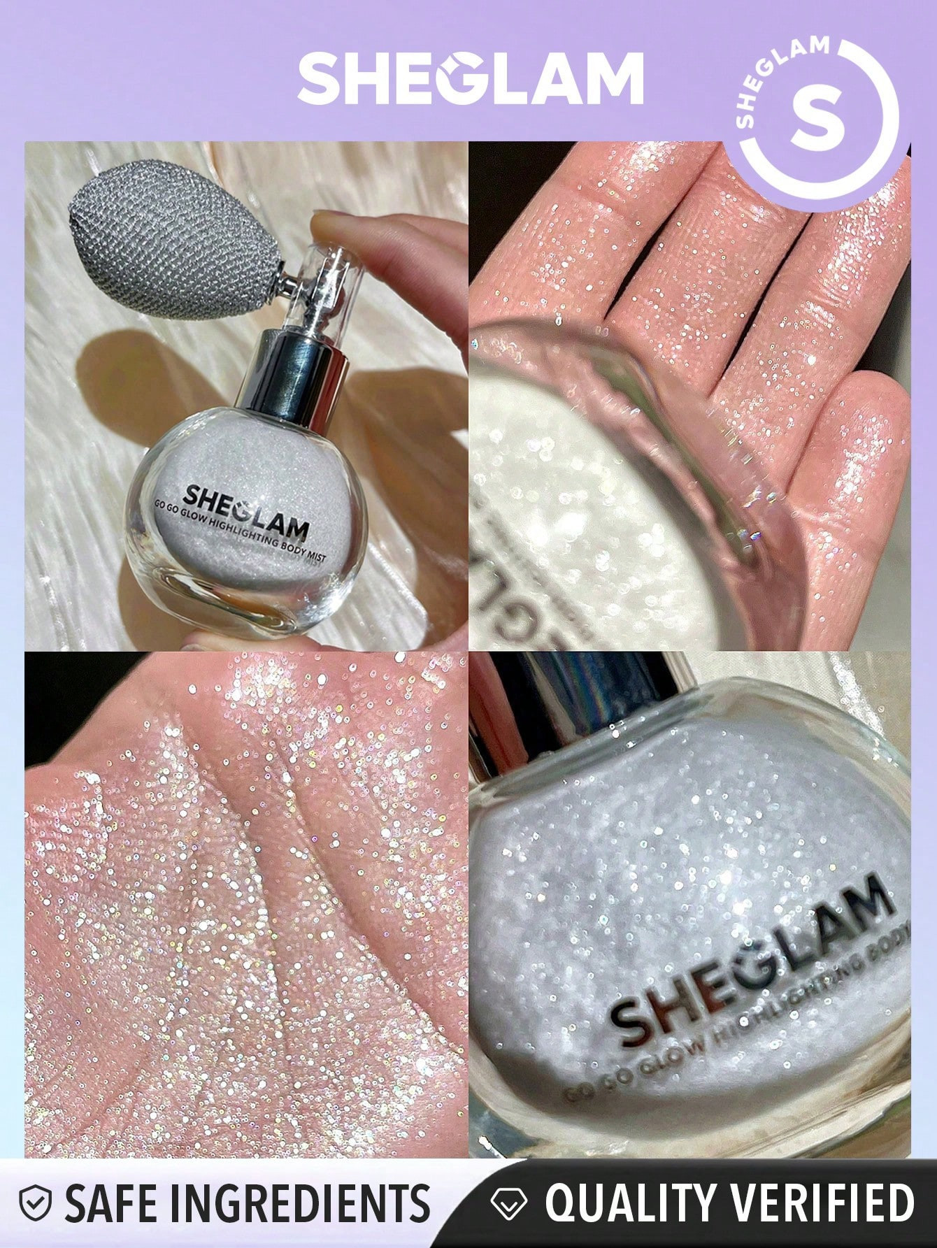 SHEGLAM Brume corporelle highlighter Go Go Glow-Frosted Opal - 21387126