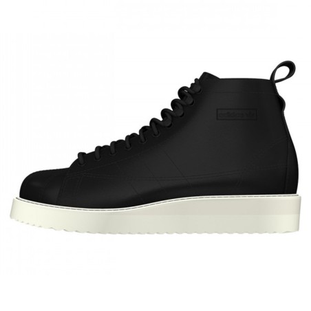 Adidas - Baskets en Cuir Superstar Boot W noires - 04 -3649850