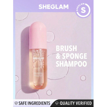 SHEGLAM Shampooing Pour Brosse Et Éponge Fresh Sesh - Nettoyant Rose Pour Pinceaux De Maquillage, Éponge À Poudre Et Houppe En Douceur Formule Douce Vendredi Noir - 2776873