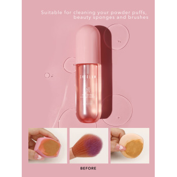 SHEGLAM Shampooing Pour Brosse Et Éponge Fresh Sesh - Nettoyant Rose Pour Pinceaux De Maquillage, Éponge À Poudre Et Houppe En Douceur Formule Douce Vendredi Noir - 2776873