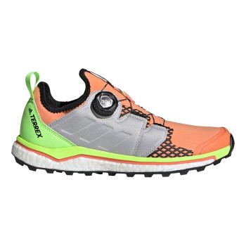 Adidas - Baskets running Terrex Agravic B orange/jaune/gris - 04 -3642854