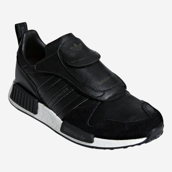 Adidas - Baskets en Cuir & Velours de Cuir Micro R1 noires - 04 -3214979