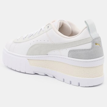 Puma - Baskets en Cuir Mayze blanches - 04 -4978435