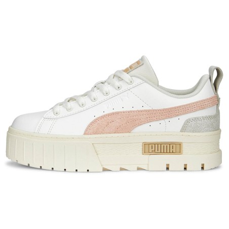 Puma - Baskets en Cuir Mayze blanches - 04 -4849399