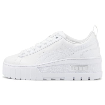 Puma - Baskets en Cuir Mayze blanches - 04 -4849384