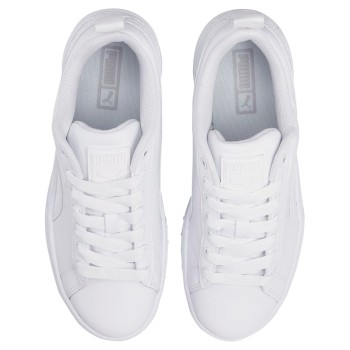 Puma - Baskets en Cuir Mayze blanches - 04 -4849384