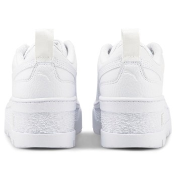 Puma - Baskets en Cuir Mayze blanches - 04 -4849384