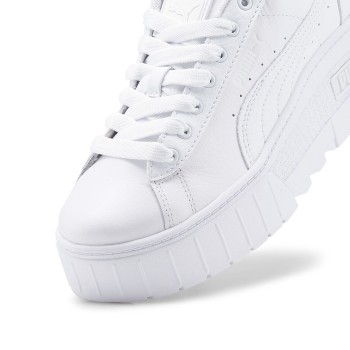 Puma - Baskets en Cuir Mayze blanches - 04 -4849384