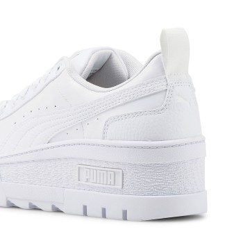 Puma - Baskets en Cuir Mayze blanches - 04 -4849384