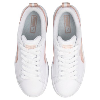 Puma - Baskets en Cuir Mayze blanc/rose - 04 -4849381