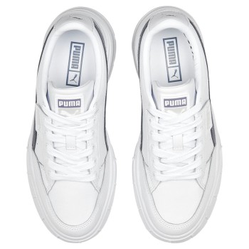 Puma - Baskets en Cuir Mayze Stack blanches - 04 -4849369