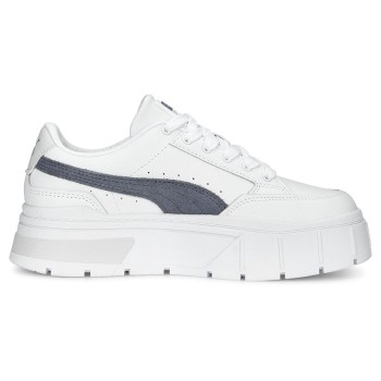 Puma - Baskets en Cuir Mayze Stack blanches - 04 -4849369