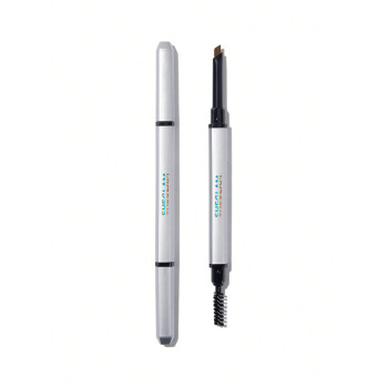 SHEGLAM Crayon À Sourcils Fin À Double Extrémité - Café Imperméable À L'eau Double-tête Eyebrow Pen Longue Durée Remplissage Anti-bavure Outline Triangle Head Eyebrow Makeup - 843076