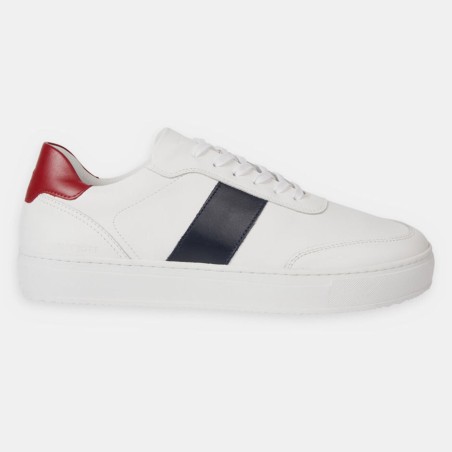 Tommy Hilfiger - Baskets en Cuir Premium blanches - 04 -4785742