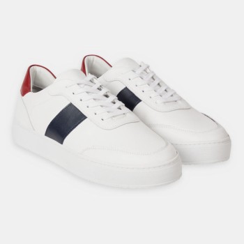 Tommy Hilfiger - Baskets en Cuir Premium blanches - 04 -4785742