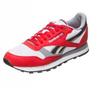 Reebok - Baskets en Cuir Cl Leather Rsp rouge/gris/blanc - 04 -3658130