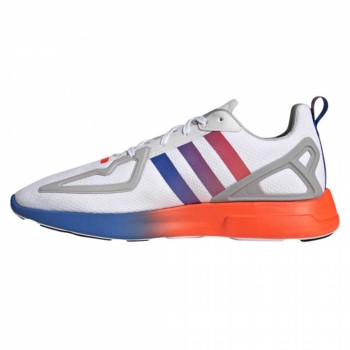 Adidas - Baskets Zx 2K Flux blanc/bleu/orange - 04 -3650222