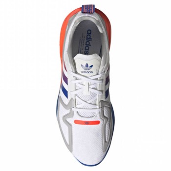 Adidas - Baskets Zx 2K Flux blanc/bleu/orange - 04 -3650222