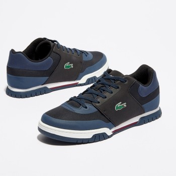 Lacoste - Baskets Indiana Evo 417 1 Q4 noir/bleu marine - 04 -2477015