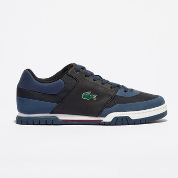 Lacoste - Baskets Indiana Evo 417 1 Q4 noir/bleu marine - 04 -2477015