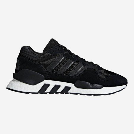 Adidas - Baskets en Velours de Cuir & Mesh Eqt Zx noires - 04 -3214985