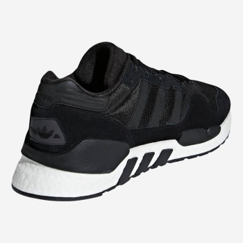 Adidas - Baskets en Velours de Cuir & Mesh Eqt Zx noires - 04 -3214985