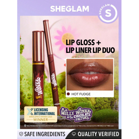 SHEGLAM Cocoa Kiss Duo lèvres - Hot Fudge - 11638348