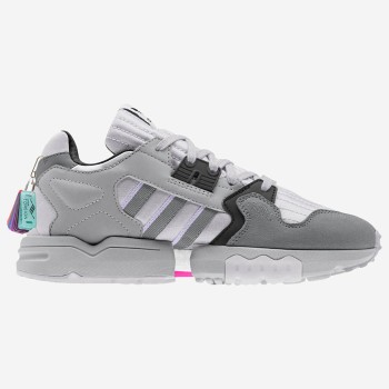 Adidas - Baskets en Velours de Cuir & Mesh Zx Torsion W grises - 04 -3642791