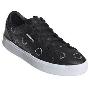 Adidas - Baskets en Cuir Adidas Sleek W noir/blanc - 04 -3773774