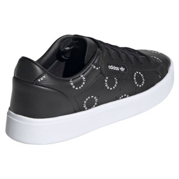 Adidas - Baskets en Cuir Adidas Sleek W noir/blanc - 04 -3773774