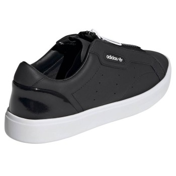 Adidas - Baskets en Cuir Sleek Zip W noires - 04 -3480203