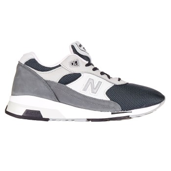 New Balance - Baskets lifestyle en Velours de Cuir & Mesh M1991 D made in UK gris/blanc - 04 -2615516