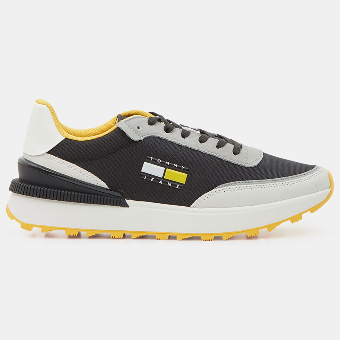 Tommy Jeans - Baskets running Technical noir/jaune - 04 -4984504